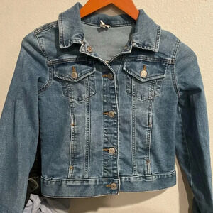 So‎ girls denim juniors jacket blue size XL